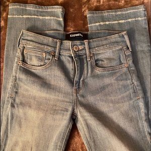 Mid rise express jeans